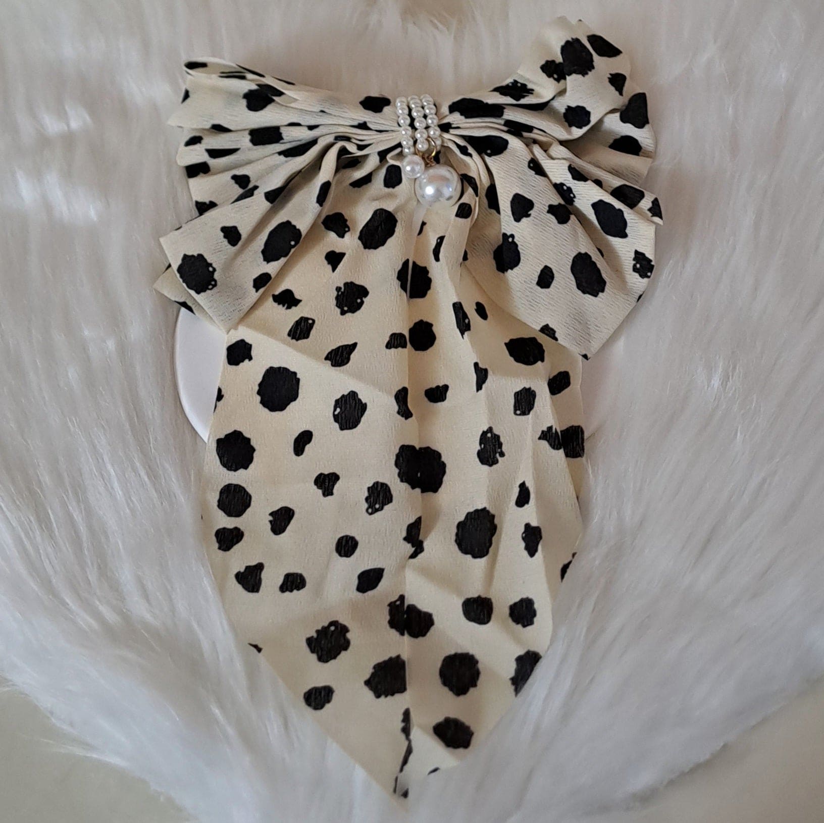 Fermaglio per capelli con grande fiocco - C&G di Caprice Toungui